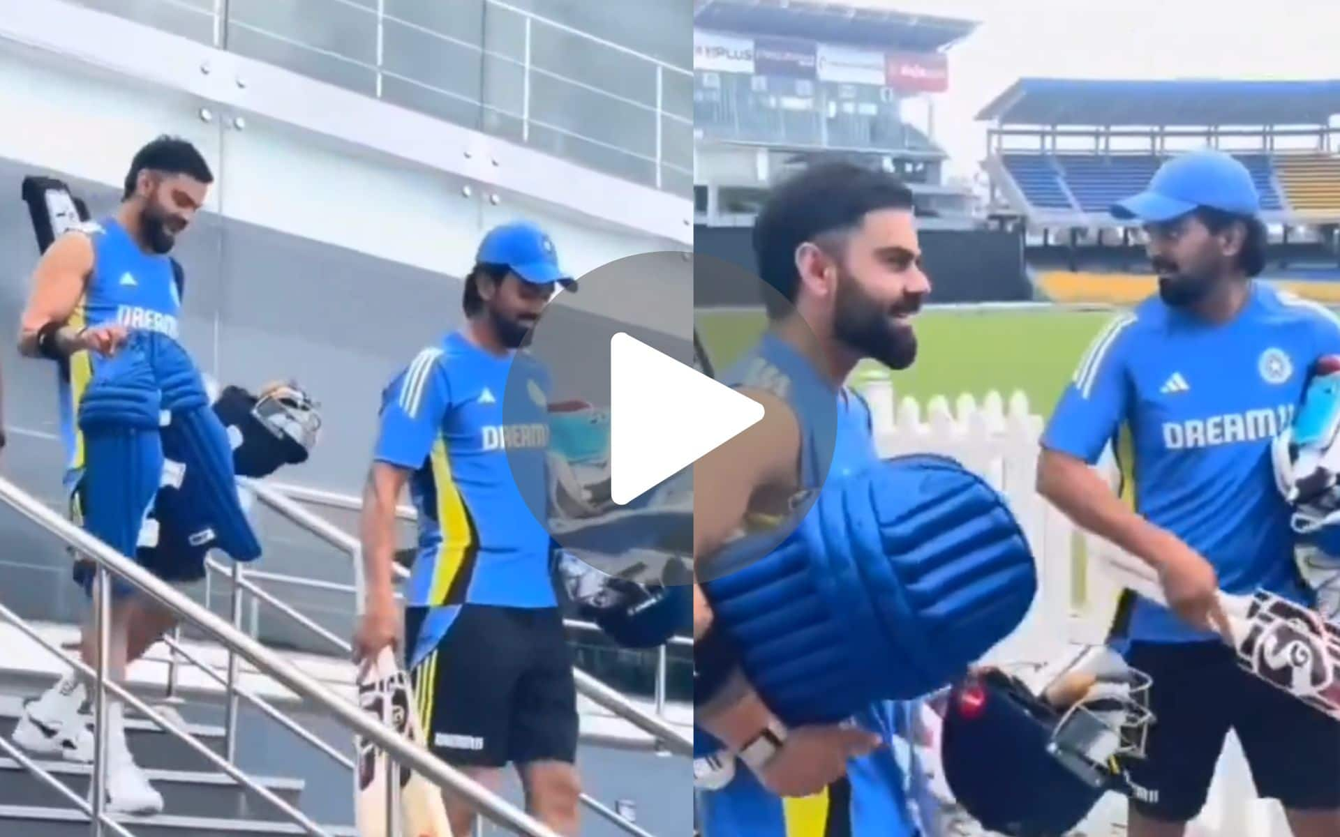 [Watch] Virat Kohli And Kl Rahul’s Bromance Goes Viral Ahead Of IND Vs SL 1st ODI